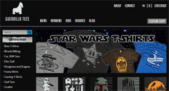 Desktop Screenshot of guerrillatees.com