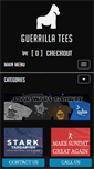 Mobile Screenshot of guerrillatees.com